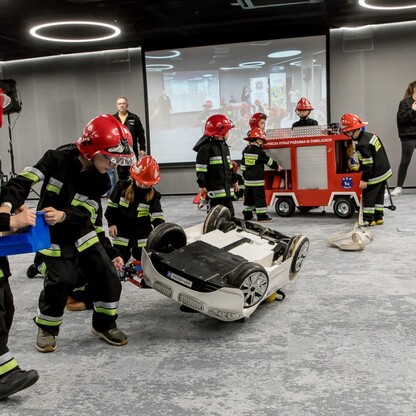 Kongres Młodzieżowych Drużyn Pożarniczych na Stadionie Śląskim. fot. Tomasz Żak / UMWS
