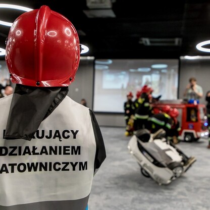 Kongres Młodzieżowych Drużyn Pożarniczych na Stadionie Śląskim. fot. Tomasz Żak / UMWS