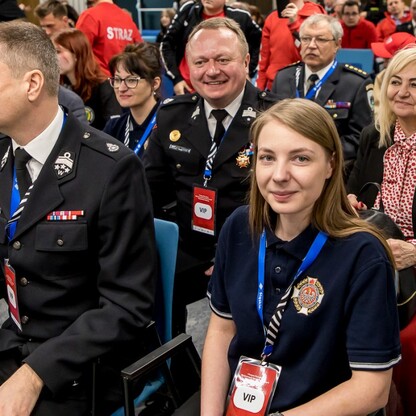 Kongres Młodzieżowych Drużyn Pożarniczych na Stadionie Śląskim. fot. Tomasz Żak / UMWS