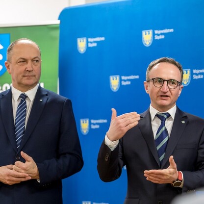 Wręczenie umów dla gmin Subregionu Północnego w ramach Programu Rozwoju Obszarów Wiejskich Województwa Śląskiego. fot. Tomasz Żak / UMWS