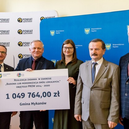 Wręczenie umów dla gmin Subregionu Północnego w ramach Programu Rozwoju Obszarów Wiejskich Województwa Śląskiego. fot. Tomasz Żak / UMWS