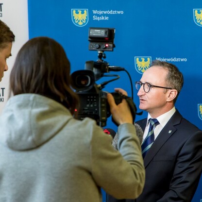 Wręczenie umów dla gmin Subregionu Północnego w ramach Programu Rozwoju Obszarów Wiejskich Województwa Śląskiego. fot. Tomasz Żak / UMWS
