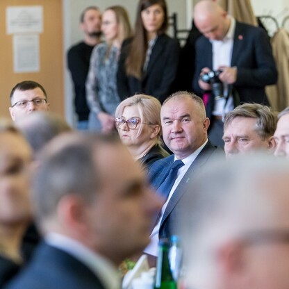 Wręczenie umów dla gmin Subregionu Północnego w ramach Programu Rozwoju Obszarów Wiejskich Województwa Śląskiego. fot. Tomasz Żak / UMWS