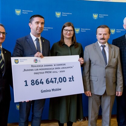 Wręczenie umów dla gmin Subregionu Północnego w ramach Programu Rozwoju Obszarów Wiejskich Województwa Śląskiego. fot. Tomasz Żak / UMWS