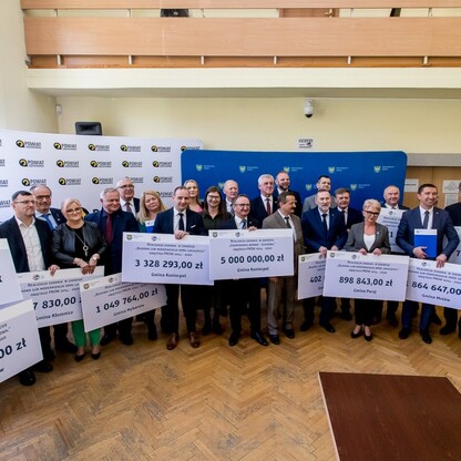 Wręczenie umów dla gmin Subregionu Północnego w ramach Programu Rozwoju Obszarów Wiejskich Województwa Śląskiego. fot. Tomasz Żak / UMWS