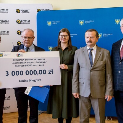 Wręczenie umów dla gmin Subregionu Północnego w ramach Programu Rozwoju Obszarów Wiejskich Województwa Śląskiego. fot. Tomasz Żak / UMWS