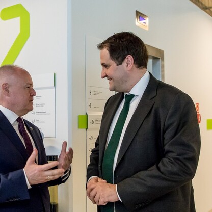 Wizyta delegacji z Nadrenii Północnej-Westfalii. fot. Tomasz Żak / UMWS