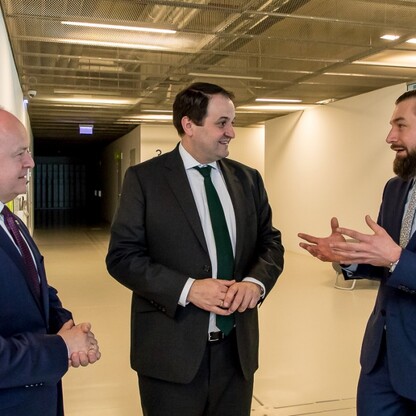 Wizyta delegacji z Nadrenii Północnej-Westfalii. fot. Tomasz Żak / UMWS