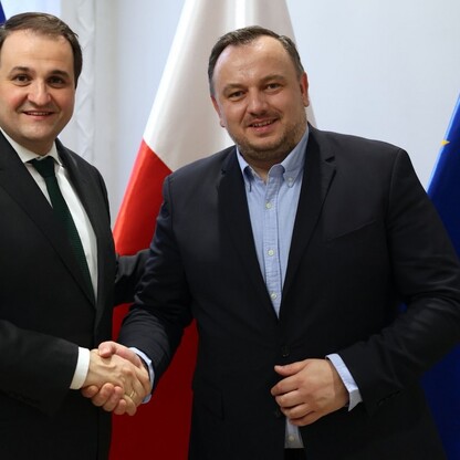 Wizyta delegacji z Nadrenii Północnej-Westfalii. fot. Andrzej Grygiel / UMWS