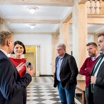 Wizyta delegacji z Nadrenii Północnej-Westfalii. fot. Tomasz Żak / UMWS