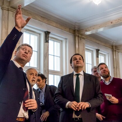 Wizyta delegacji z Nadrenii Północnej-Westfalii. fot. Tomasz Żak / UMWS