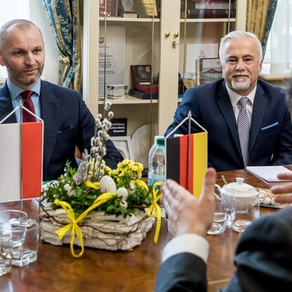 Wizyta delegacji z Nadrenii Północnej-Westfalii. fot. Tomasz Żak / UMWS