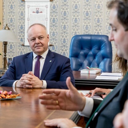 Wizyta delegacji z Nadrenii Północnej-Westfalii. fot. Tomasz Żak / UMWS