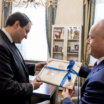 Wizyta delegacji z Nadrenii Północnej-Westfalii. fot. Tomasz Żak / UMWS