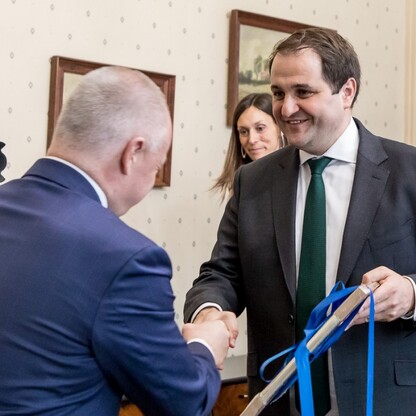 Wizyta delegacji z Nadrenii Północnej-Westfalii. fot. Tomasz Żak / UMWS