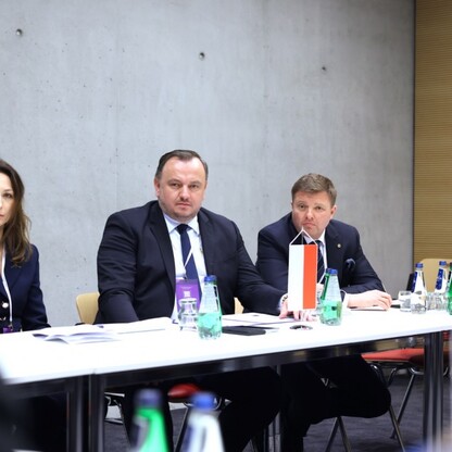 Spotkanie z delegacjami z Ukrainy. fot. Andrzej Grygiel / UMWS