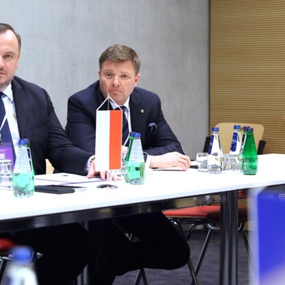 Spotkanie z delegacjami z Ukrainy. fot. Andrzej Grygiel / UMWS