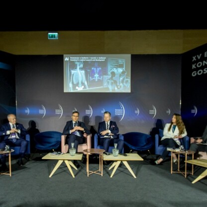 Panel: Inwestycje w badania i rozwój w medycynie. fot. Tomasz Żak / UMWS