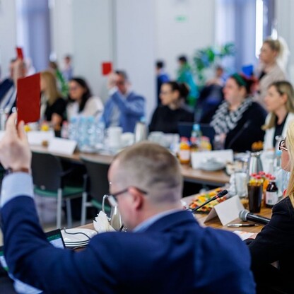 Posiedzenie Komitetu Monitorującego Funduszów Europejskich dla Województwa Śląskiego na lata 2021 – 2027. fot. Andrzej Grygiel / UMWS