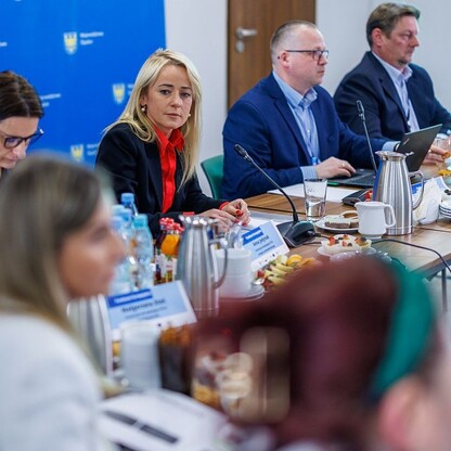Posiedzenie Komitetu Monitorującego Funduszów Europejskich dla Województwa Śląskiego na lata 2021 – 2027. fot. Andrzej Grygiel / UMWS