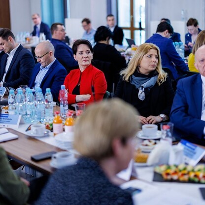 Posiedzenie Komitetu Monitorującego Funduszów Europejskich dla Województwa Śląskiego na lata 2021 – 2027. fot. Andrzej Grygiel / UMWS