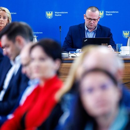 Posiedzenie Komitetu Monitorującego Funduszów Europejskich dla Województwa Śląskiego na lata 2021 – 2027. fot. Andrzej Grygiel / UMWS