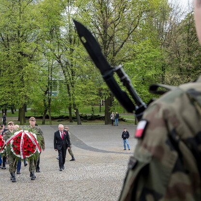 Obchody Święta Narodowego Trzeciego Maja w Katowicach. fot. Tomasz Żak / UMWS