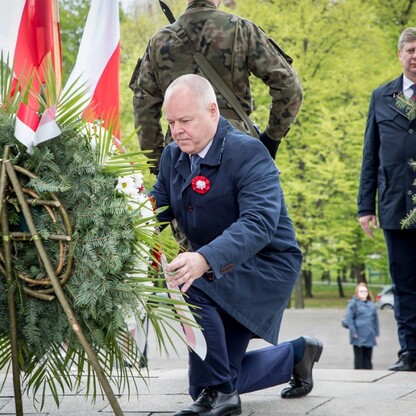 Obchody Święta Narodowego Trzeciego Maja w Katowicach. fot. Tomasz Żak / UMWS
