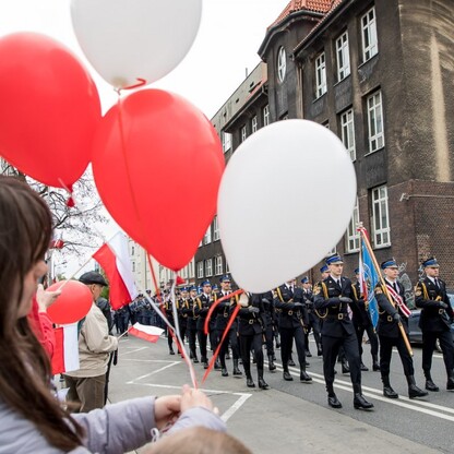 Obchody Święta Narodowego Trzeciego Maja w Katowicach. fot. Tomasz Żak / UMWS