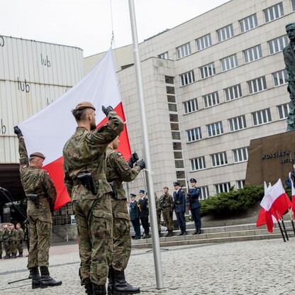 Obchody Święta Narodowego Trzeciego Maja w Katowicach. fot. Tomasz Żak / UMWS