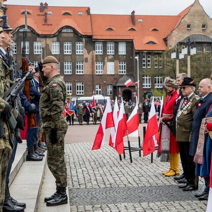 Obchody Święta Narodowego Trzeciego Maja w Katowicach. fot. Tomasz Żak / UMWS