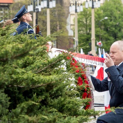 Obchody Święta Narodowego Trzeciego Maja w Katowicach. fot. Tomasz Żak / UMWS