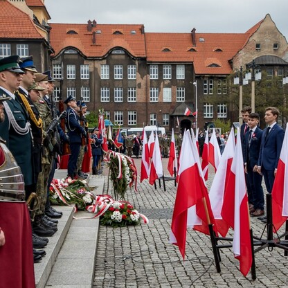 Obchody Święta Narodowego Trzeciego Maja w Katowicach. fot. Tomasz Żak / UMWS