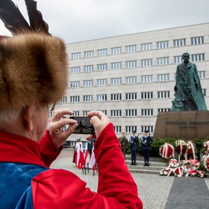 Obchody Święta Narodowego Trzeciego Maja w Katowicach. fot. Tomasz Żak / UMWS