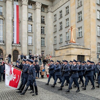 Obchody Święta Narodowego Trzeciego Maja w Katowicach. fot. Tomasz Żak / UMWS