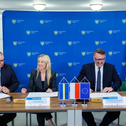 Podpisanie porozumienia dot. realizacji Zintegrowanych Inwestycji Terytorialnych. fot. Andrzej Grygiel / UMWS