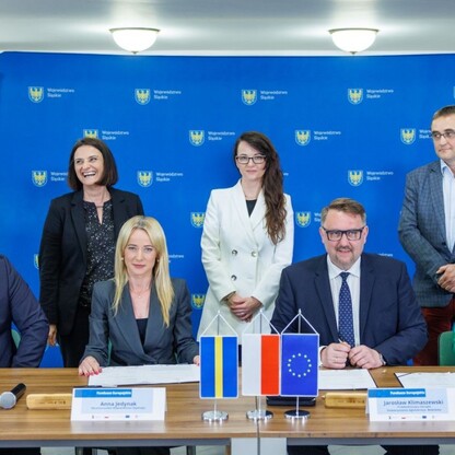 Podpisanie porozumienia dot. realizacji Zintegrowanych Inwestycji Terytorialnych. fot. Andrzej Grygiel / UMWS