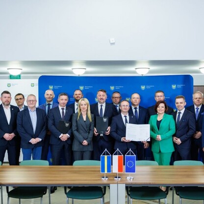 Podpisanie porozumienia dot. realizacji Zintegrowanych Inwestycji Terytorialnych. fot. Andrzej Grygiel / UMWS