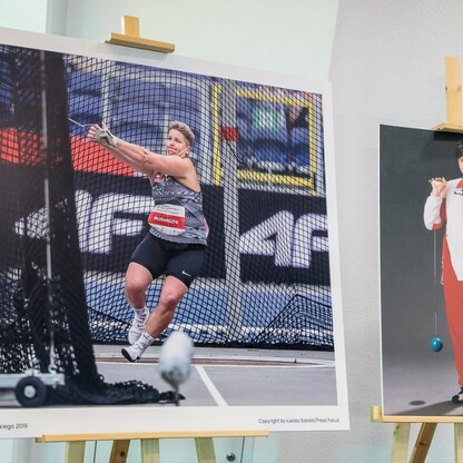 Wystawa „Królowa Sportu na Śląskim – wielkie wydarzenia lekkoatletyczne” . fot. Tomasz Żak / UMWS