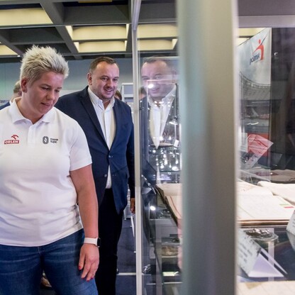 Wystawa „Królowa Sportu na Śląskim – wielkie wydarzenia lekkoatletyczne” . fot. Tomasz Żak / UMWS