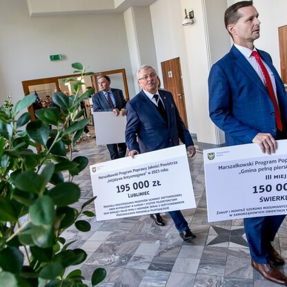 Podsumowanie I edycji Marszałkowskiego Programu Poprawy Jakości Powietrza. fot. Tomasz Żak / UMWS