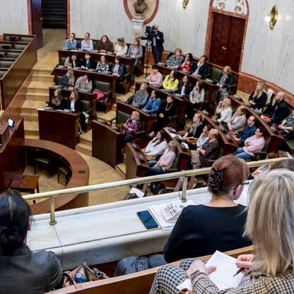 Kkonferencja „Dialog w rodzinie czy rodzina w dialogu”. fot. Tomasz Żak / UMWS