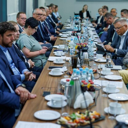 Rada ds. Sprawiedliwej Transformacji Województwa Śląskiego. fot. Andrzej Grygiel / UMWS