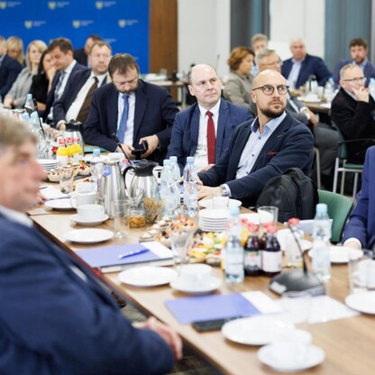 Rada ds. Sprawiedliwej Transformacji Województwa Śląskiego. fot. Andrzej Grygiel / UMWS