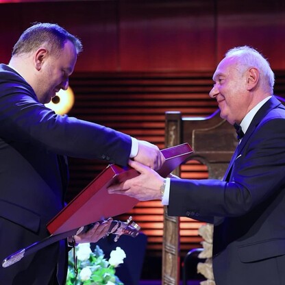 Gala Izby Rzemieślniczej Małej i Średniej Przedsiębiorczości w Katowicach. fot. Andrzej Grygiel / UMWS