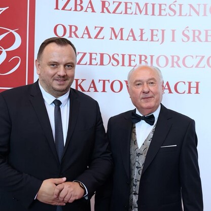 Gala Izby Rzemieślniczej Małej i Średniej Przedsiębiorczości w Katowicach. fot. Andrzej Grygiel / UMWS