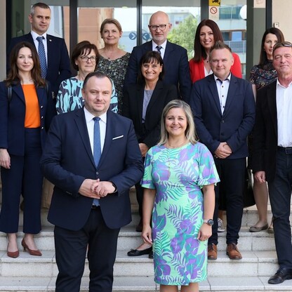 Delegacja Województwa Śląskiego gościła w Kraju Żylińskim. fot. Andrzej Grygiel / UMWS