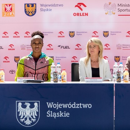 Konferencja prasowa przed 69. ORLEN Memoriałem Janusza Kusocińskiego. fot. Tomasz Żak / UMWS