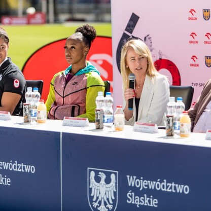 Konferencja prasowa przed 69. ORLEN Memoriałem Janusza Kusocińskiego. fot. Tomasz Żak / UMWS
