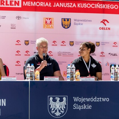 Konferencja prasowa przed 69. ORLEN Memoriałem Janusza Kusocińskiego. fot. Tomasz Żak / UMWS